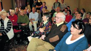 STANDING ROOM ONLY: More than 60 people attended the special meeting to decide Rylstone District Historical Society’s future at a special meeting on Saturday.